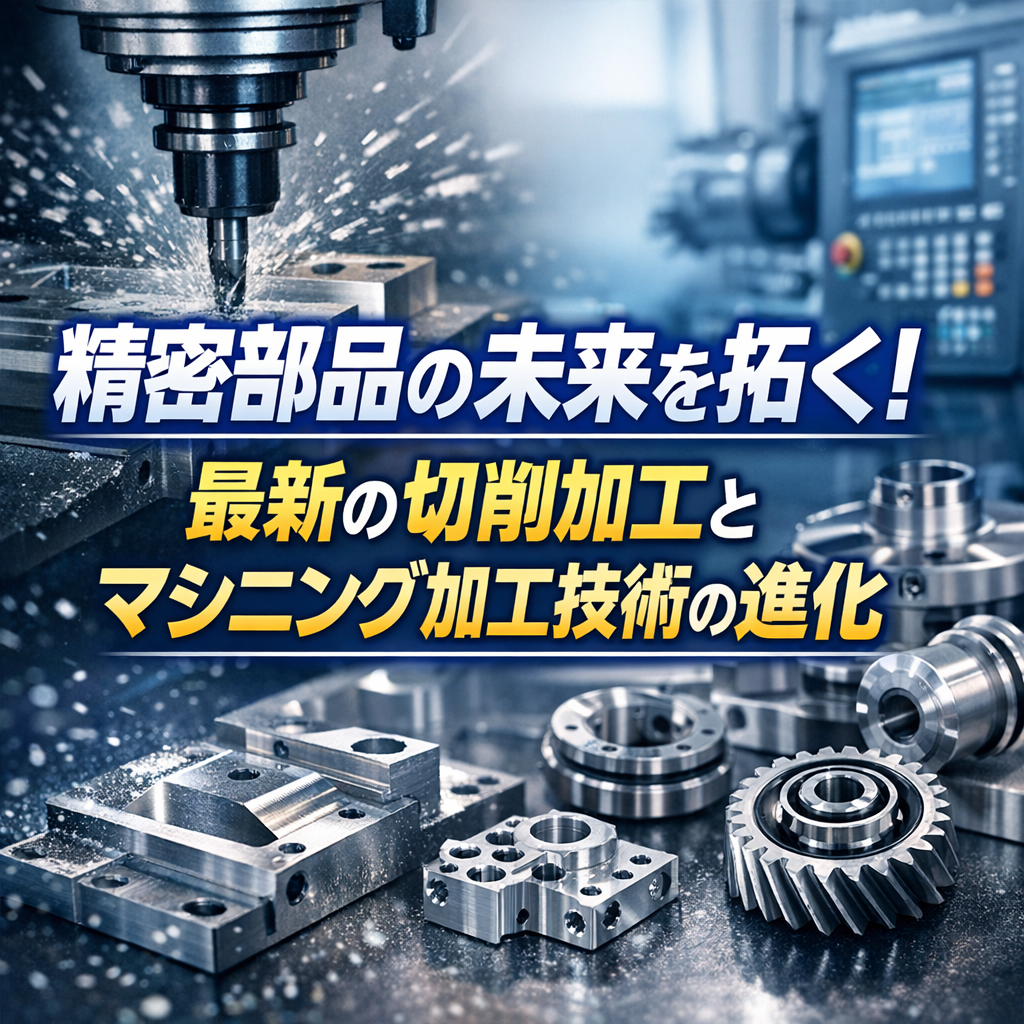 精密部品の未来を拓く！最新の切削加工とマシニング加工技術の進化